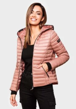 Navahoo Vestes De Mi-saison Veste Mi-saison Kimuk Femme Rose Clair -Navahoo Soldes 8f40edf45db9e2a794d11283dc155b23