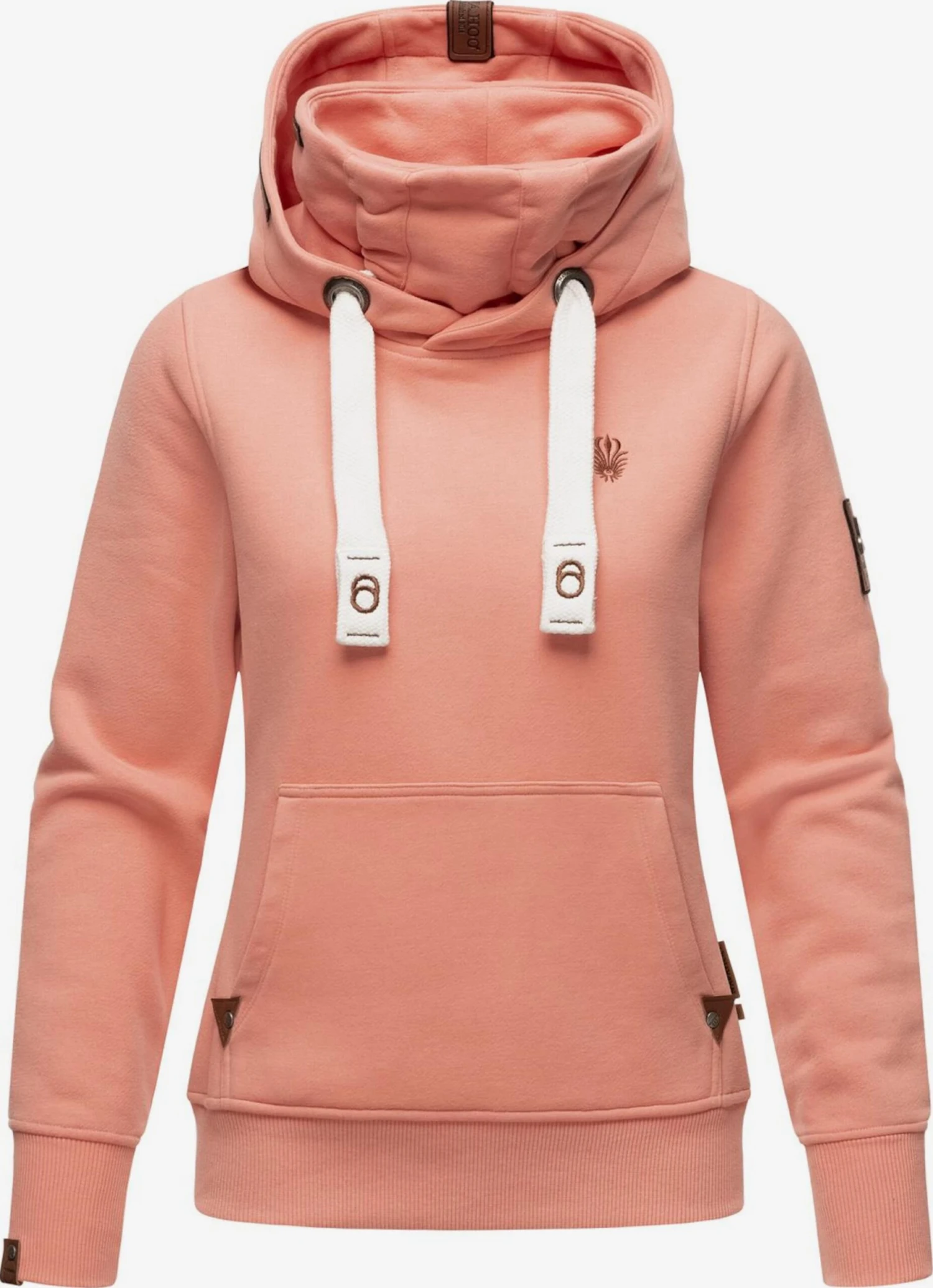 Navahoo Sweats à Capuche Sweat-shirt Raniaa Femme Abricot 3 Navahoo Sweats à Capuche Sweat-shirt Raniaa Femme Abricot