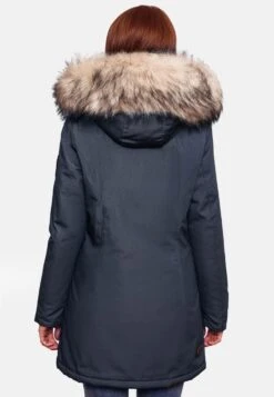 Navahoo Parkas Parka D’hiver Cristal Femme Bleu Foncé -Navahoo Soldes 93a88d77215e9851dba93d3ab8cd2c61