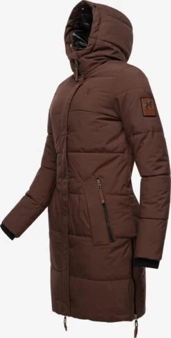 Navahoo Manteaux Dhiver Manteau D’hiver Halina Femme Marron -Navahoo Soldes 93d44d925f66a451e87d94d91354e3e4