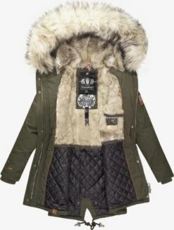 Navahoo Parkas Parka D’hiver Honigfee Femme Kaki -Navahoo Soldes 93ec80f8cdb6a1a363954c3d31cae610