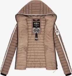 Navahoo Vestes De Mi-saison Veste Mi-saison Kimuk Femme Noisette -Navahoo Soldes 94053b46d2b98921910eb09bf8d4e48c