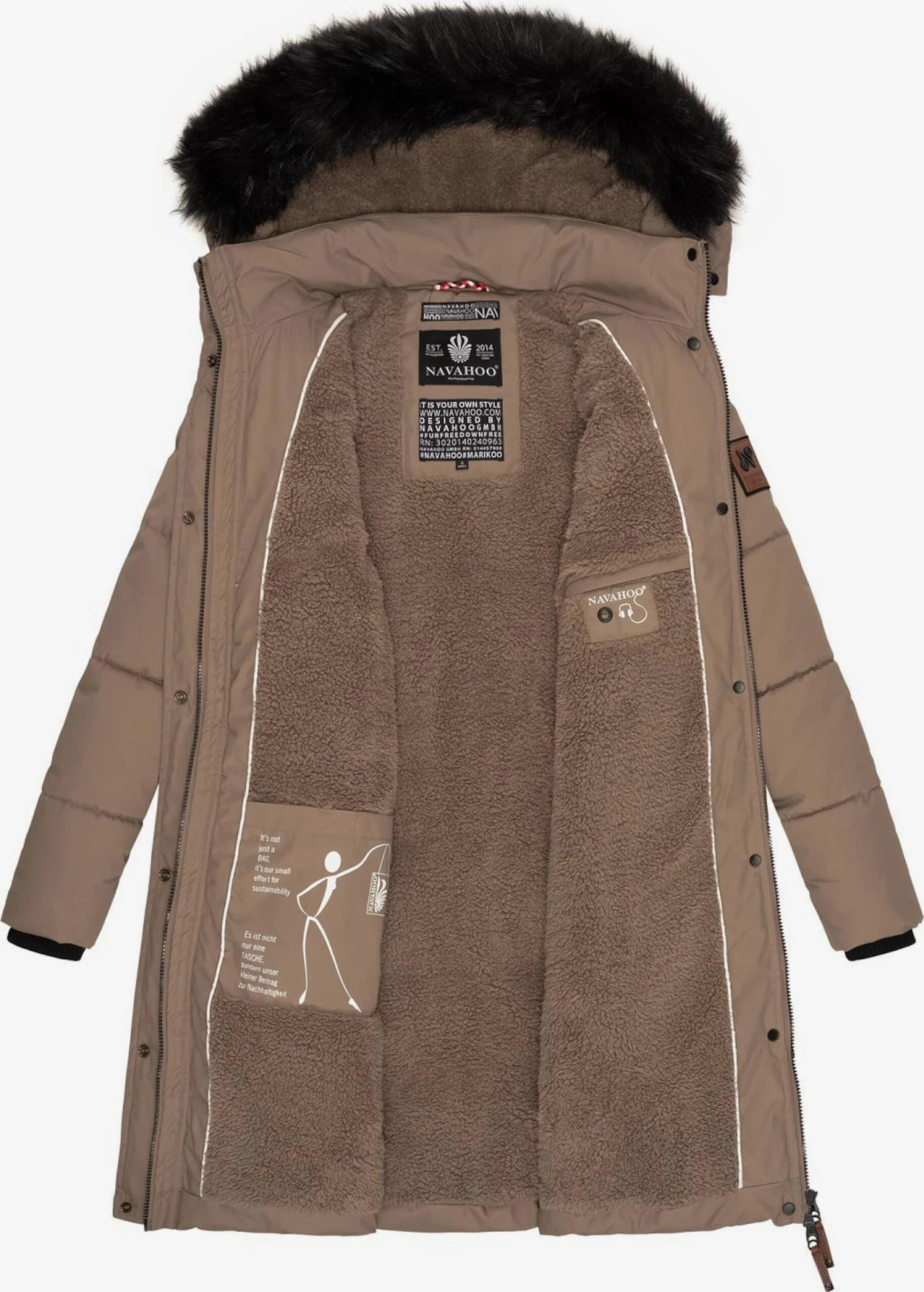 Navahoo Manteaux Dhiver Manteau D’hiver Cosimaa Femme Chamois 8 Navahoo Manteaux Dhiver Manteau D’hiver Cosimaa Femme Chamois - Image 6