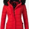 Navahoo Vestes Dhiver Veste D’hiver Miamor Femme Rouge -Navahoo Soldes 97400374ac8b4b3f3b35bba8834f00ff