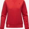 Navahoo Sweats Sweat-shirt Femme Rouge -Navahoo Soldes 98269600556fb247ebc7de1b10600289