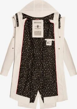 Navahoo Parkas Parka Mi-saison Josinaa Femme Blanc -Navahoo Soldes 992ca9f385bd5c678062e5c61ee2d858