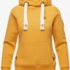 Navahoo Sweats à Capuche Sweat-shirt Damlaa Femme Jaune Dor -Navahoo Soldes 9993327174021364bd05f30c58f9a928
