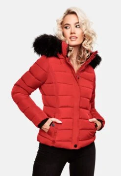 Navahoo Vestes Dhiver Veste D’hiver Miamor Femme Rouge -Navahoo Soldes 9b51e488c952fff5869eb2b8072f045b
