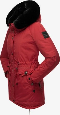 Navahoo Parkas Parka D’hiver Femme Rouge -Navahoo Soldes 9b6df16fb04c0947f6f14b476ca4aacb