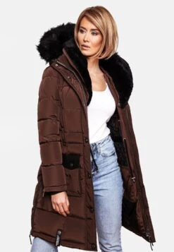 Navahoo Manteaux Dhiver Manteau D’hiver Sinja Femme Chocolat -Navahoo Soldes 9b73e2c16761ba00b26b88aecea0b91f