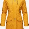 Navahoo Manteaux De Pluie Manteau Mi-saison Schötchen Femme Jaune -Navahoo Soldes 9bba345ee5d9549a8ec7dd5269a0b133