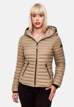 Navahoo Vestes De Mi-saison Veste Mi-saison Kimuk Femme Marron -Navahoo Soldes 9c9c0505fcd04d934401062aff245461