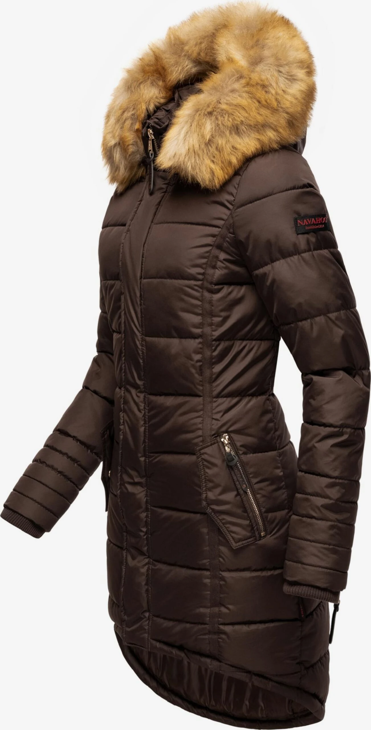 Navahoo Manteaux Dhiver Manteau D’hiver Papaya Femme Marron Châtaigne 4 Navahoo Manteaux Dhiver Manteau D’hiver Papaya Femme Marron Châtaigne - Image 2