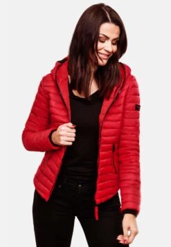 Navahoo Vestes De Mi-saison Veste Mi-saison Kimuk Femme Rouge -Navahoo Soldes a14e65265b34344a0f627a8ad423f477