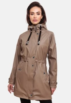 Navahoo Manteaux De Pluie Manteau Fonctionnel Rainy Flower Femme Beige Foncé -Navahoo Soldes a27c636f91d085585107a5090a761abf