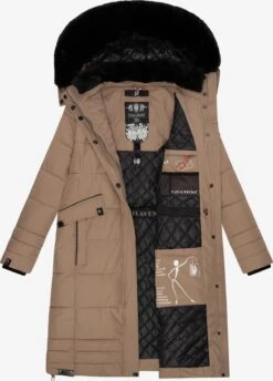 Navahoo Manteaux Dhiver Manteau D’hiver Fahmiyaa Femme Noisette -Navahoo Soldes a3a1bb14a43daac398085060e821cc96