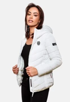 Navahoo Vestes De Mi-saison Veste Mi-saison Elva Femme Blanc Naturel -Navahoo Soldes a4b439f5329507afadef62d19cbb2be6