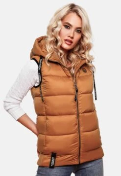 Navahoo Vestes Sans Manches Gilet Kassidy Femme Caramel -Navahoo Soldes a5c192412ac8d19bac38cb9823403023