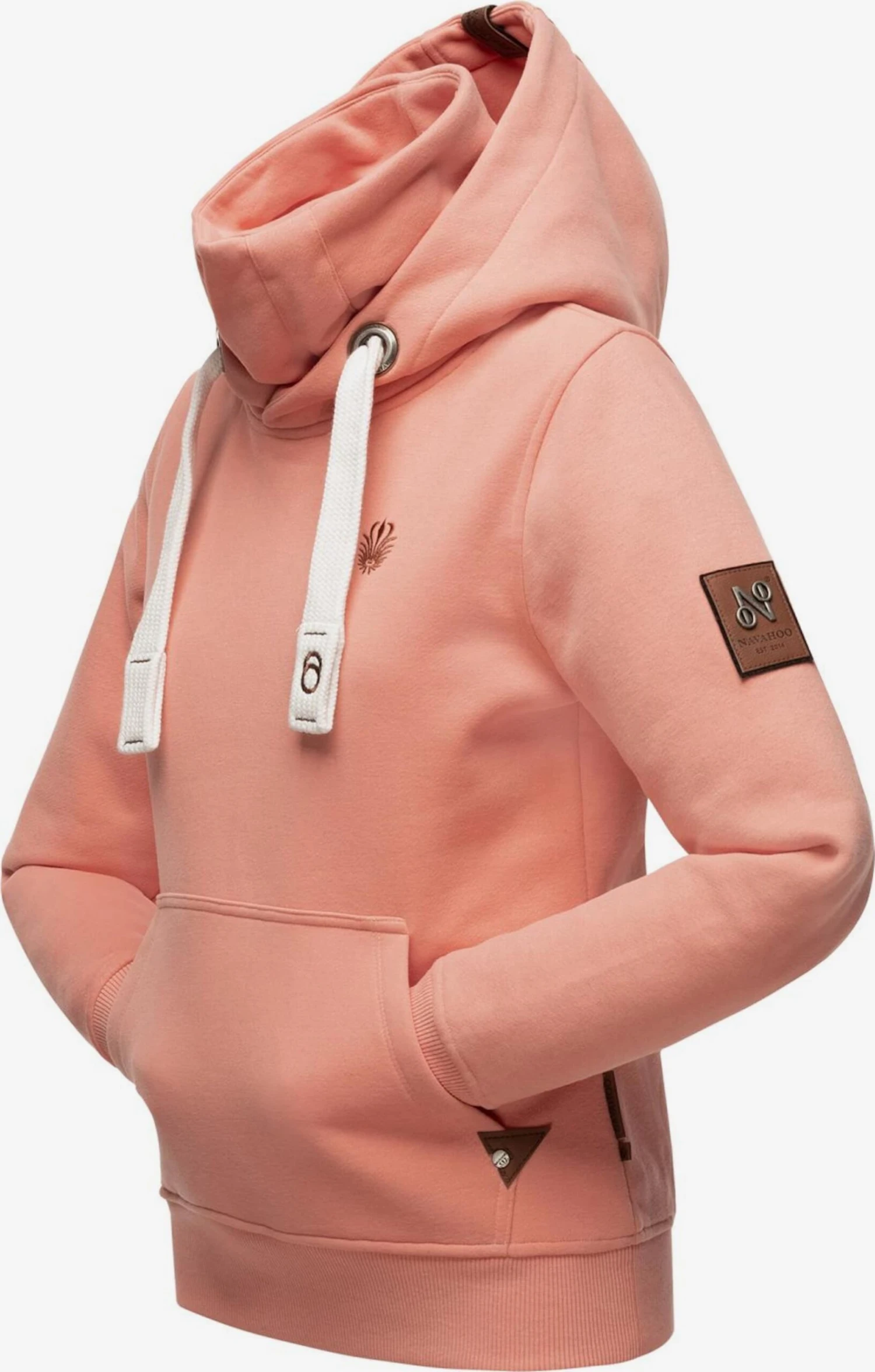 Navahoo Sweats à Capuche Sweat-shirt Raniaa Femme Abricot 4 Navahoo Sweats à Capuche Sweat-shirt Raniaa Femme Abricot - Image 2