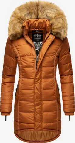Navahoo Manteaux Dhiver Manteau D’hiver Papaya Femme Cognac