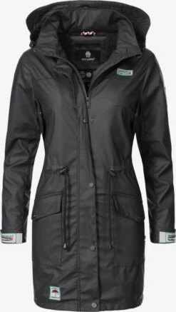 Navahoo Manteaux De Pluie Manteau Mi-saison Deike Femme Noir
