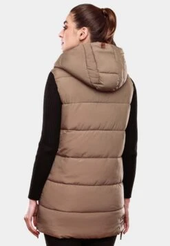 Navahoo Vestes Sans Manches Gilet Madilynaa Femme Taupe -Navahoo Soldes ab1cf7e8fc9fbf7d98258916a4bbfdcf