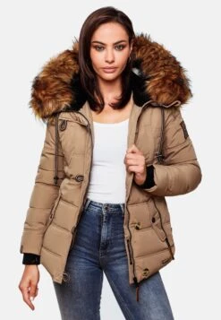 Navahoo Vestes Dhiver Veste D’hiver Zoja Femme Taupe -Navahoo Soldes abe72ae6ed9646a9a76c7f8e8a50bbf7