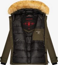 Navahoo Vestes Dhiver Veste D’hiver Laura Femme Kaki -Navahoo Soldes ac128027390e5afe782c37c5351ca39f