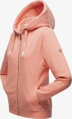 Navahoo Sweats Zippés Veste De Survêtement Engelshaar Femme Abricot -Navahoo Soldes ac79fb7029c8f04a6652f52c3110bf1e
