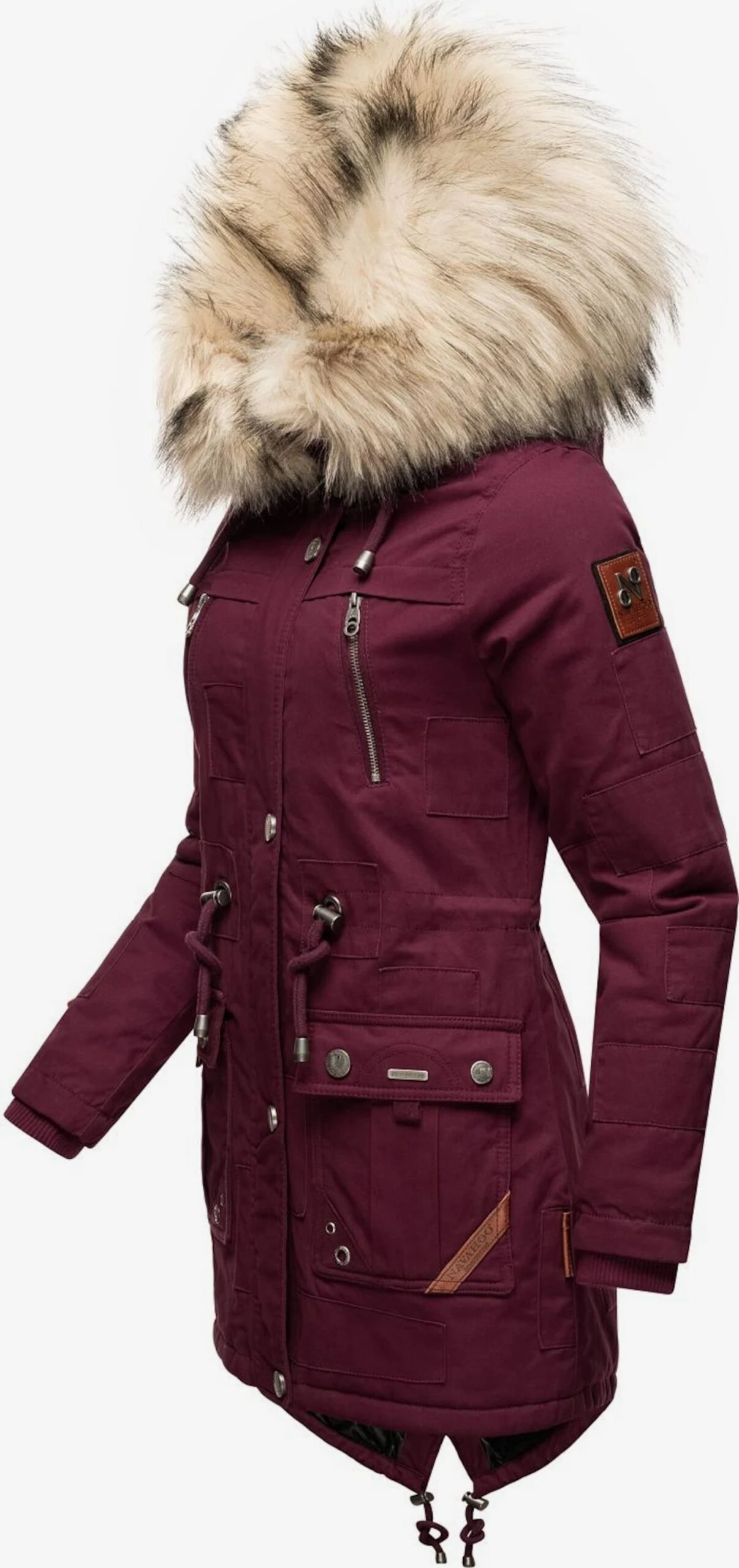 Navahoo Parkas Parka D’hiver Honigfee Femme Bordeaux 4 Navahoo Parkas Parka D’hiver Honigfee Femme Bordeaux - Image 2