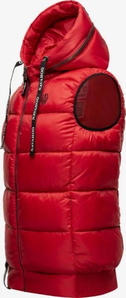 Navahoo Vestes Sans Manches Gilet Kassidy Femme Rouge -Navahoo Soldes ad88dfddf24f52008710b772c0b6c5af
