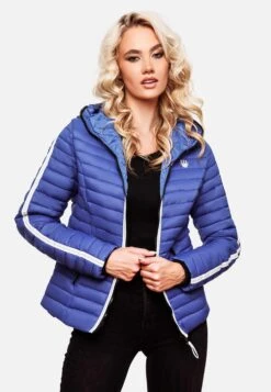 Navahoo Vestes De Mi-saison Veste Mi-saison Femme Bleu Roi -Navahoo Soldes b0669225cbb6e0d382126dca1884f882