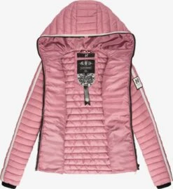 Navahoo Vestes De Mi-saison Veste Mi-saison Kimuk Femme Rose Ancienne -Navahoo Soldes b092f0c5acce5de07a99383dbf2fd3af