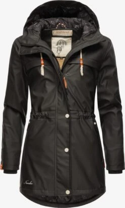 Navahoo Manteaux De Pluie Manteau Mi-saison Rainy Forest Femme Noir -Navahoo Soldes b2dcc11861b1220c4bec7eb072ca8b28