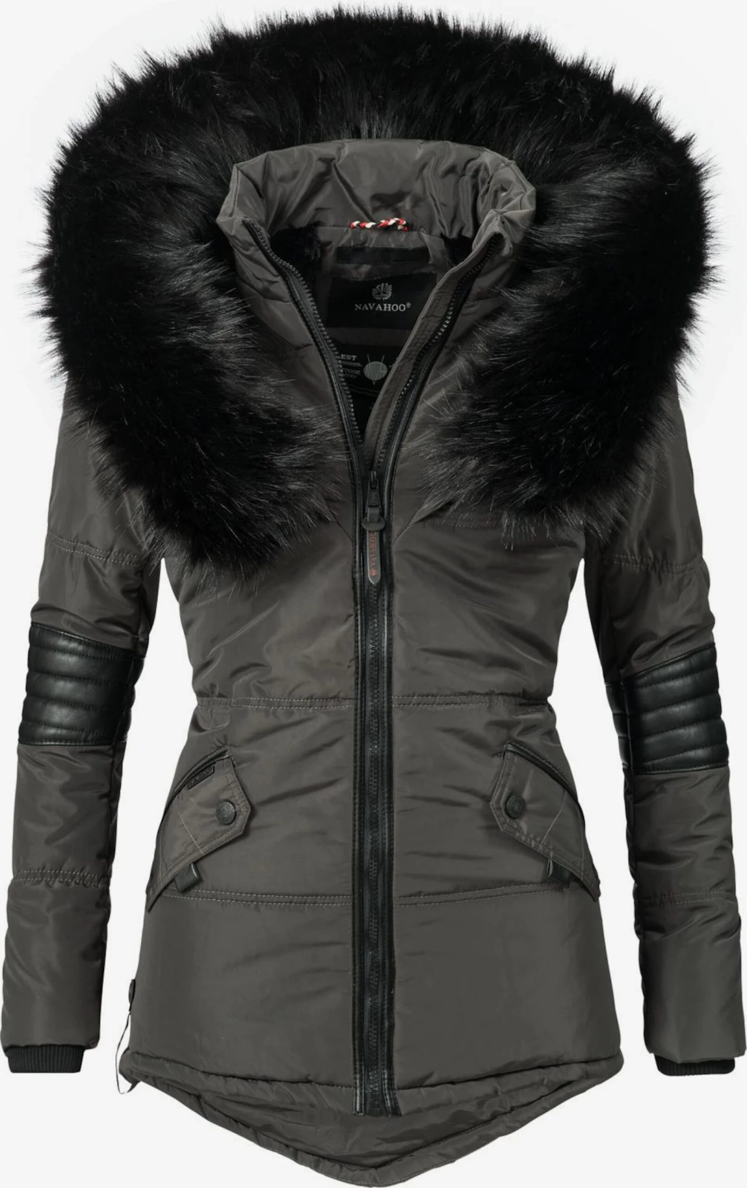 Navahoo Vestes Dhiver Veste D’hiver Nirvana Femme Gris Foncé 3 Navahoo Vestes Dhiver Veste D’hiver Nirvana Femme Gris Foncé