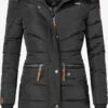 Navahoo Manteaux Dhiver Manteau D’hiver Paula Femme Noir -Navahoo Soldes b33b47bb4025c3673bdad5c78a5d431f