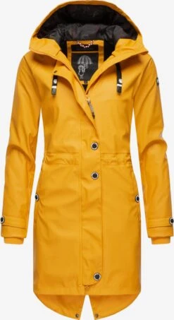 Navahoo Manteaux De Pluie Manteau Fonctionnel Rainy Flower Femme Miel -Navahoo Soldes b46aa7e517bd528fb34750736d036fb4