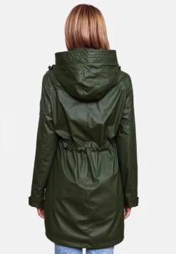 Navahoo Manteaux De Pluie Manteau Mi-saison Deike Femme Olive -Navahoo Soldes b647feb7f30581dd34c5d35623512514