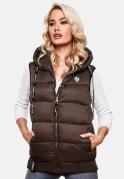Navahoo Vestes Sans Manches Gilet Kassidy Femme Chocolat -Navahoo Soldes b6d02b61d3bca8f44311f31310f92d85