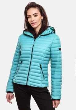 Navahoo Vestes De Mi-saison Veste Mi-saison Kimuk Femme Bleu -Navahoo Soldes b9a317d658283aa98eb85bf2aff2be1e