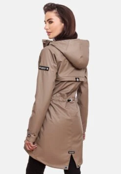 Navahoo Manteaux De Pluie Manteau Fonctionnel Rainy Flower Femme Beige Foncé -Navahoo Soldes bac1ff817322e369011eb3e5733c8261
