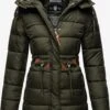 Navahoo Manteaux Dhiver Manteau D’hiver Daliee Femme Vert Foncé -Navahoo Soldes bbe0fdb457f50304cef2a453a34a0265
