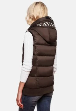 Navahoo Vestes Sans Manches Gilet Kassidy Femme Chocolat -Navahoo Soldes bdff06ae19f410471d0693988062dbbc