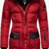 Navahoo Manteaux Dhiver Manteau D’hiver Sinja Femme Rouge -Navahoo Soldes bebd8807625db35c8ac218347cdb4915