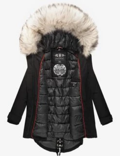 Navahoo Parkas Parka D’hiver Femme Noir -Navahoo Soldes bedf5a6c67797fecc1da57c07e9e7e47