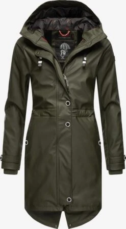 Navahoo Manteaux De Pluie Manteau Fonctionnel Rainy Flower Femme Kaki -Navahoo Soldes c004263f42d2f55e468ff9b2cf0ff44c