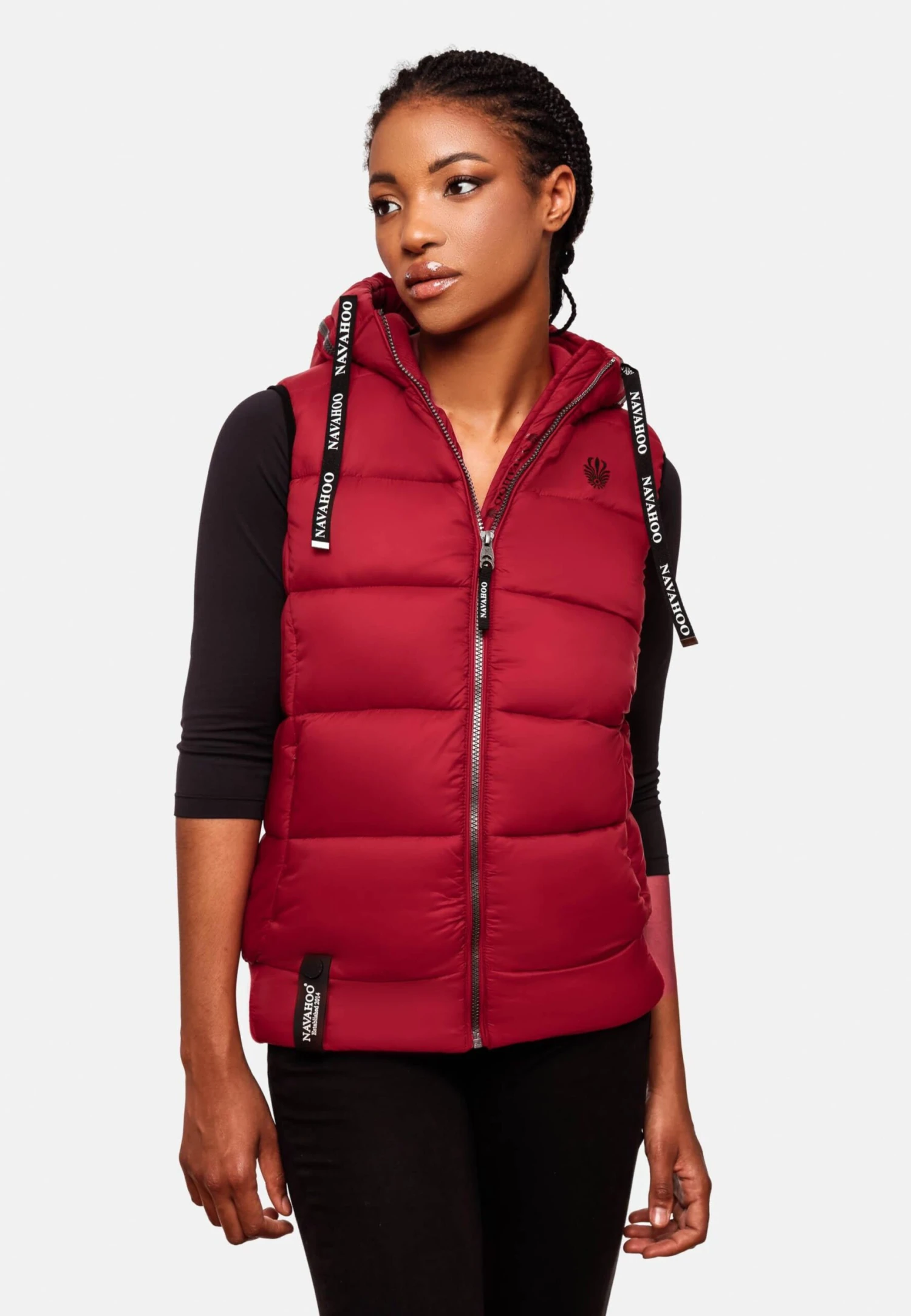 Navahoo Vestes Sans Manches Gilet Kassidy Femme Rouge Rouille 5 Navahoo Vestes Sans Manches Gilet Kassidy Femme Rouge Rouille - Image 3