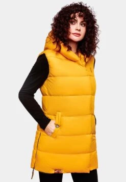 Navahoo Vestes Sans Manches Gilet Madilynaa Femme Jaune Dor -Navahoo Soldes c4c6712444851e9a8f856d14f3fb2173