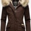 Navahoo Parkas Parka D’hiver Cristal Femme Marron -Navahoo Soldes c517a849208fe537ea16e707f38287af