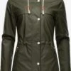 Navahoo Manteaux De Pluie Manteau Mi-saison Rainy Forest Femme Olive -Navahoo Soldes c555b4c642e8f35e53a8ced049082614